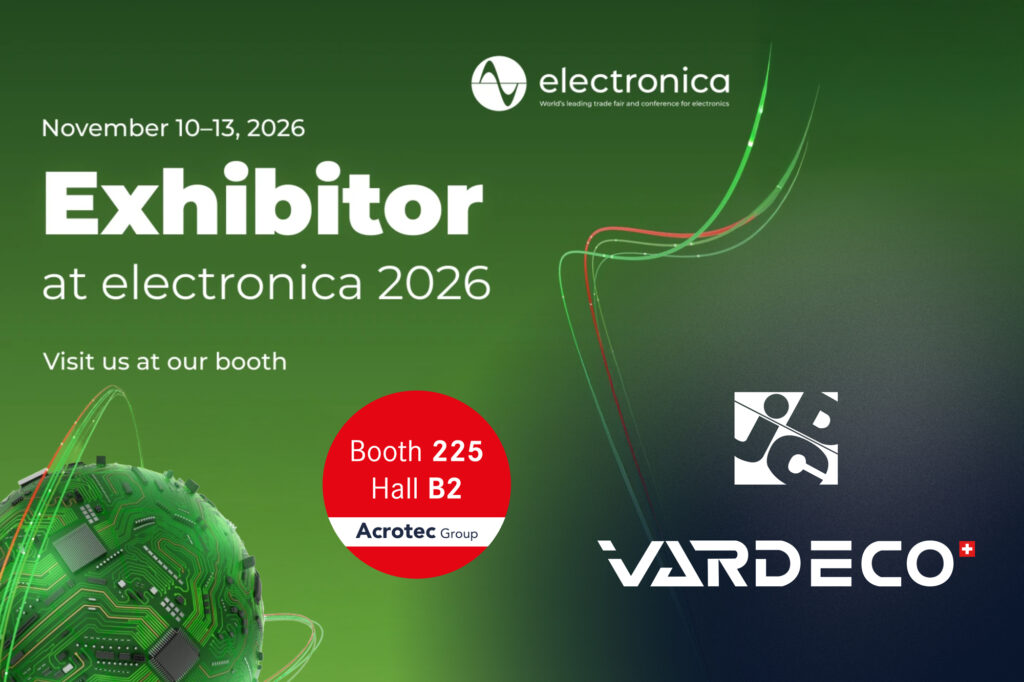 Vardeco et DJC Décolletage annoncent leur participation au salon Electronica 2026 à Munich.